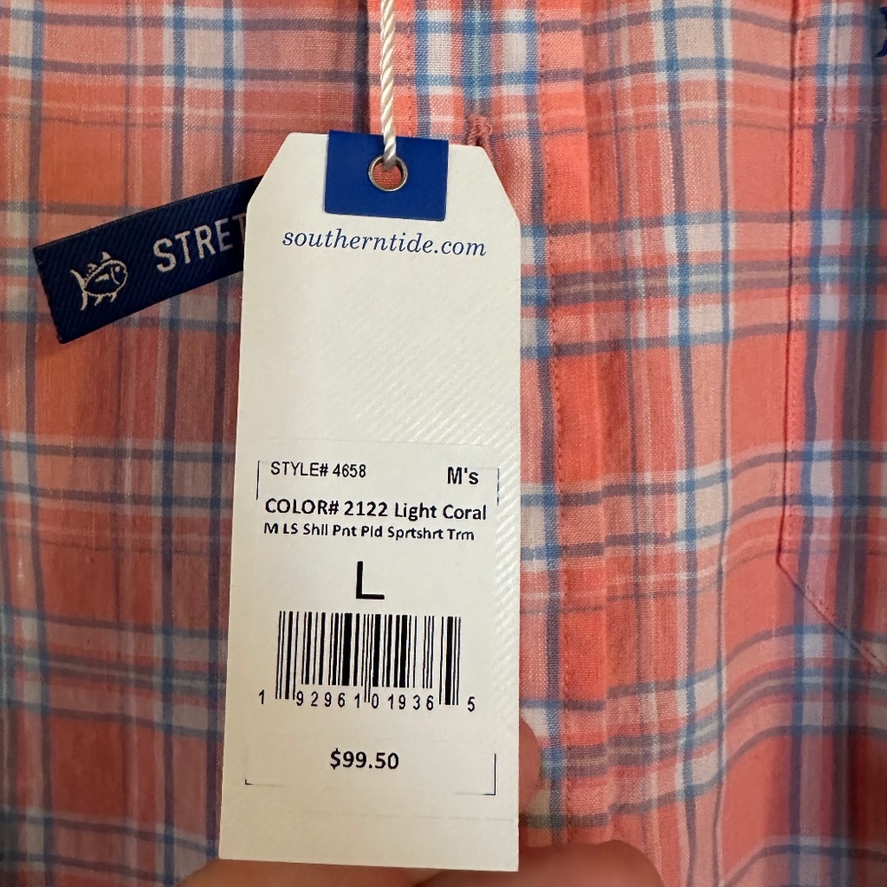 BRAND NEW Tags Attached Mens Southern Tide Button Down